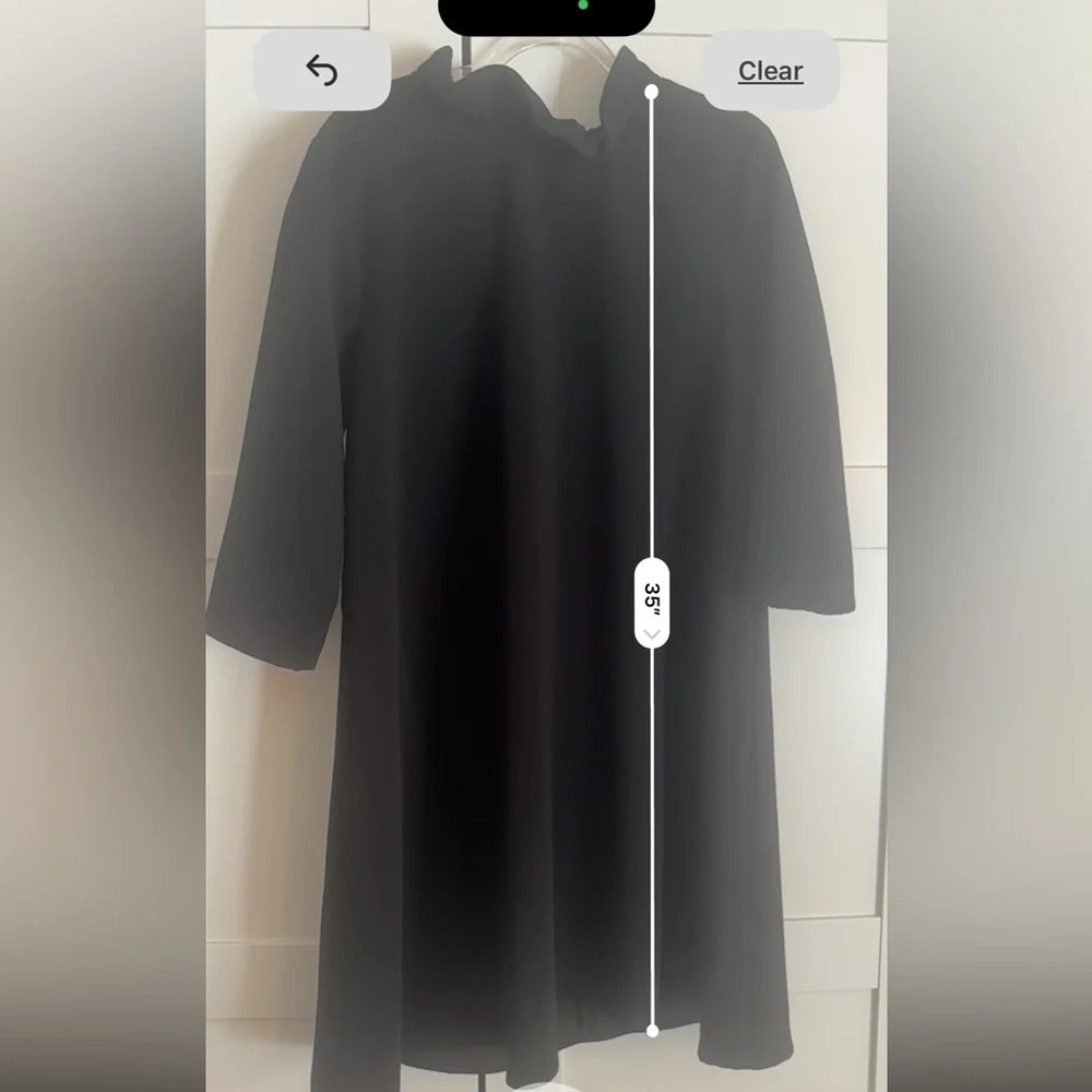 Tuckernuck Pomander Place Daphne Dress Black size small minimalist chic holiday